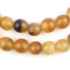 Natural Round Horn Beads (8mm)
