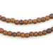 Round Grainy Wood Beads (5mm) - The Bead Chest