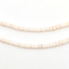 Natural Pink Shell Heishi Beads (3mm)
