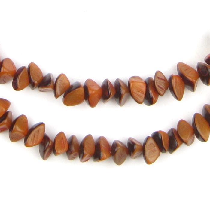 Amber Natural Wood Nugget Beads - The Bead Chest