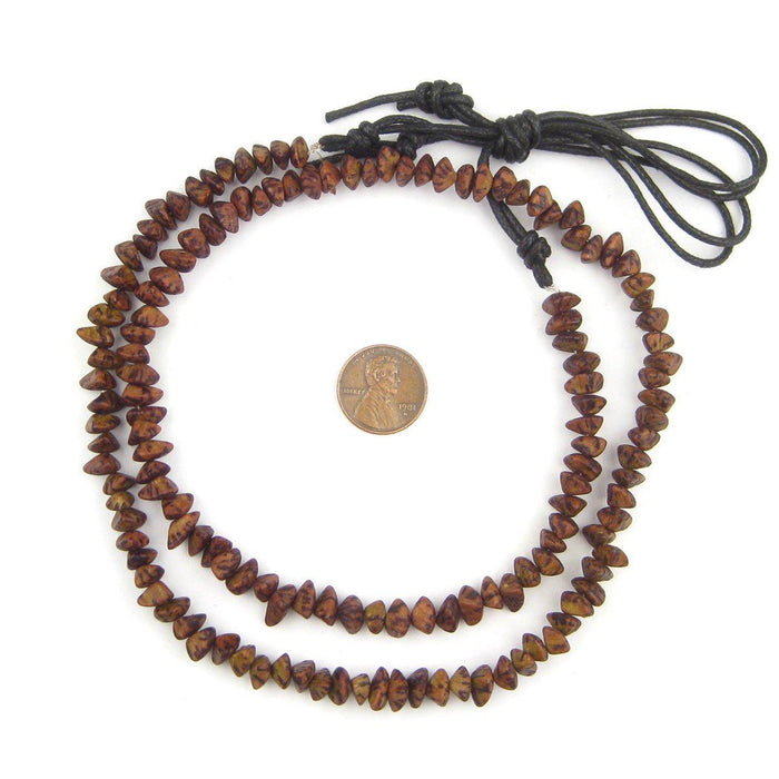 Brown Wood Nugget Beads (8mm) - The Bead Chest