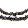 Black Horn Nugget Beads