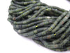 Green Serpentine Heishi Beads (4mm) - The Bead Chest