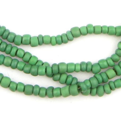 Verdant Green Glass Seed Beads (2 Strands)