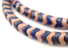 Pink and Blue Mixed Glass Snake Beads - The Bead Chest