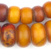 Rare Antique Mauritanian Amber Resin Beads (Long Strand) - The Bead Chest