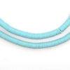 Baby Blue Vinyl Phono Record Beads (6mm)