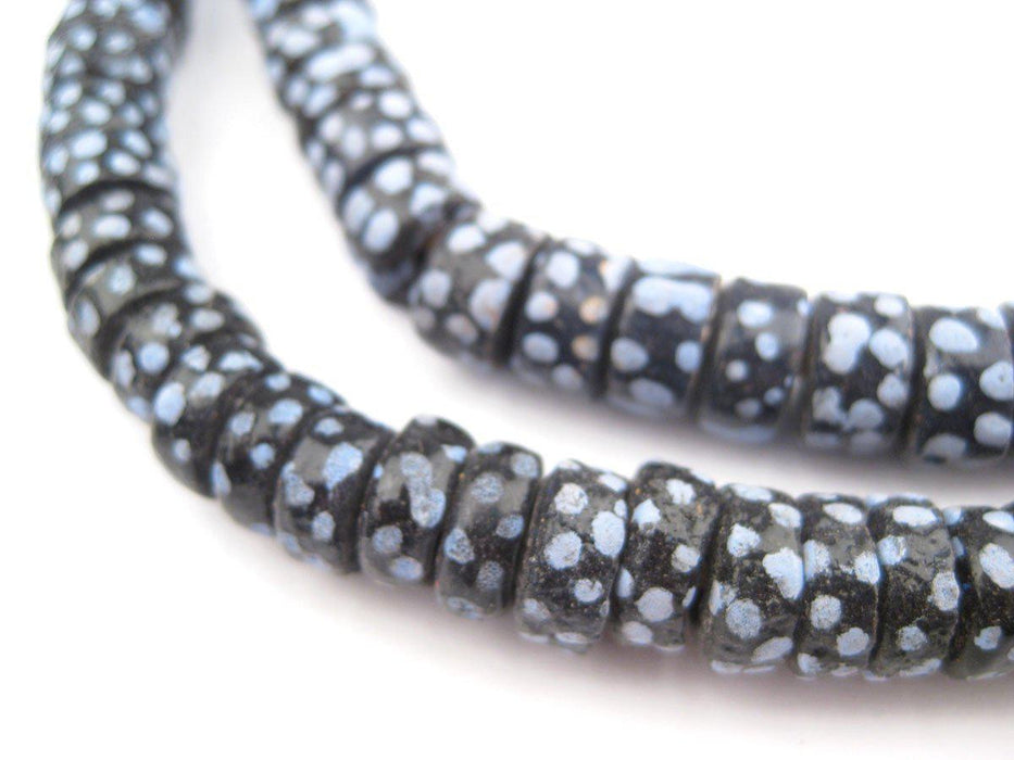 Cylinder Krobo Thousand Eye Beads - The Bead Chest