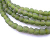 Olive Green Recycled Glass Beads (7mm) - The Bead Chest