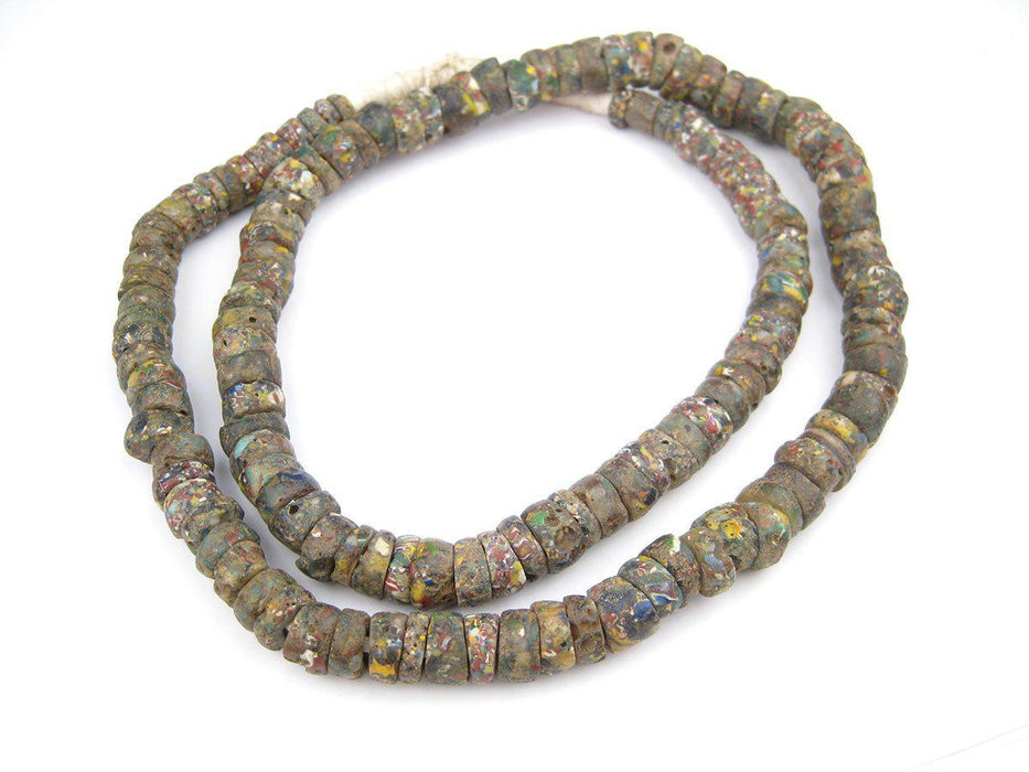 Old African End of Day Beads (Long Strand) - The Bead Chest