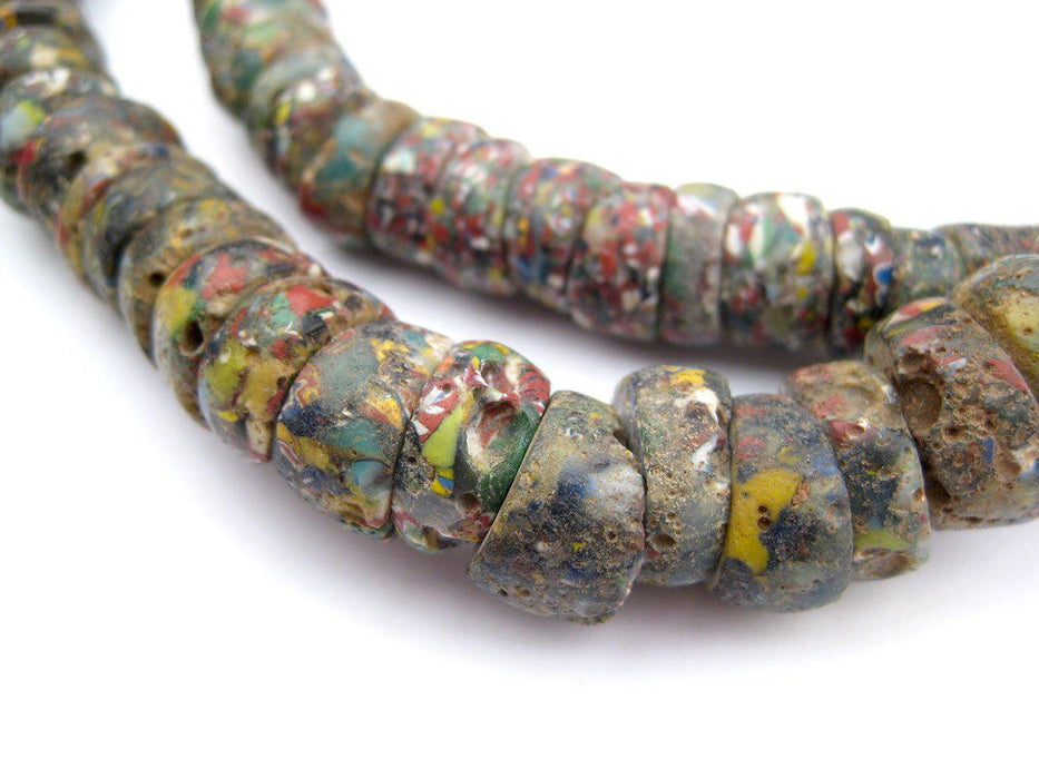 Old African End of Day Beads (Long Strand) - The Bead Chest