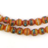 Vintage Inlaid Resin Prayer Beads (8mm)