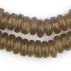 Mocha Rondelle Recycled Glass Beads