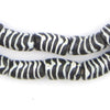 Zebra Krobo Powder Glass Beads