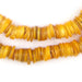 Yellow Rough Moroccan Heishi Shell Beads - The Bead Chest