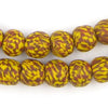 Saharan Sand Fused Recycled Glass Beads (14mm)