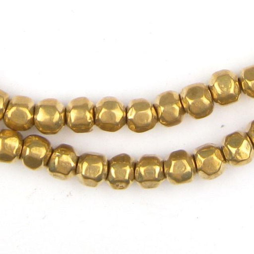 Rounded Brass Nugget Beads - The Bead Chest