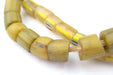 Old Translucent & Opaque Yellow Venetian Glass Beads - The Bead Chest