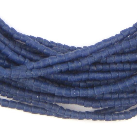 Cobalt Blue Tiny Sandcast Seed Beads - The Bead Chest