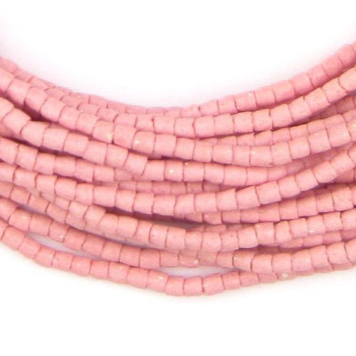 Rose Pink Sandcast Seed Beads - The Bead Chest
