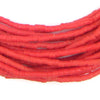 Crimson Red Sandcast Seed Beads