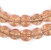 Baule-Style Circular Copper Beads (12mm)