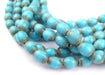 Blue Turquoise Naga Bead Necklace - The Bead Chest