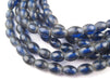 Translucent Cobalt Naga Bead Necklace - The Bead Chest