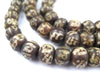 Patterned Bone Mantra Mala Beads (10mm) - The Bead Chest