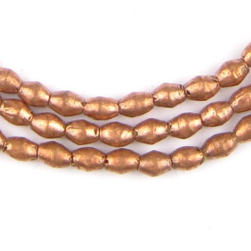 Ethiopian Copper Bicone Beads (6x4mm) - The Bead Chest