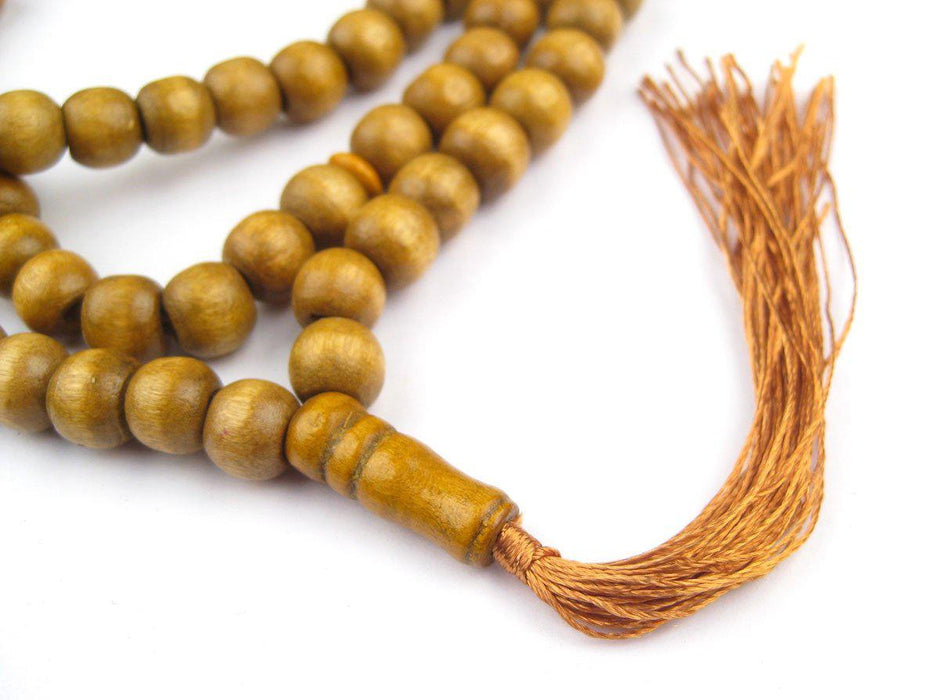 Laquered Wood Arabian Prayer Beads (10mm) - The Bead Chest
