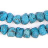 Teal Moroccan Pottery Beads (Chunk)