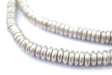 Smooth Silver Heishi Beads (5mm) - The Bead Chest