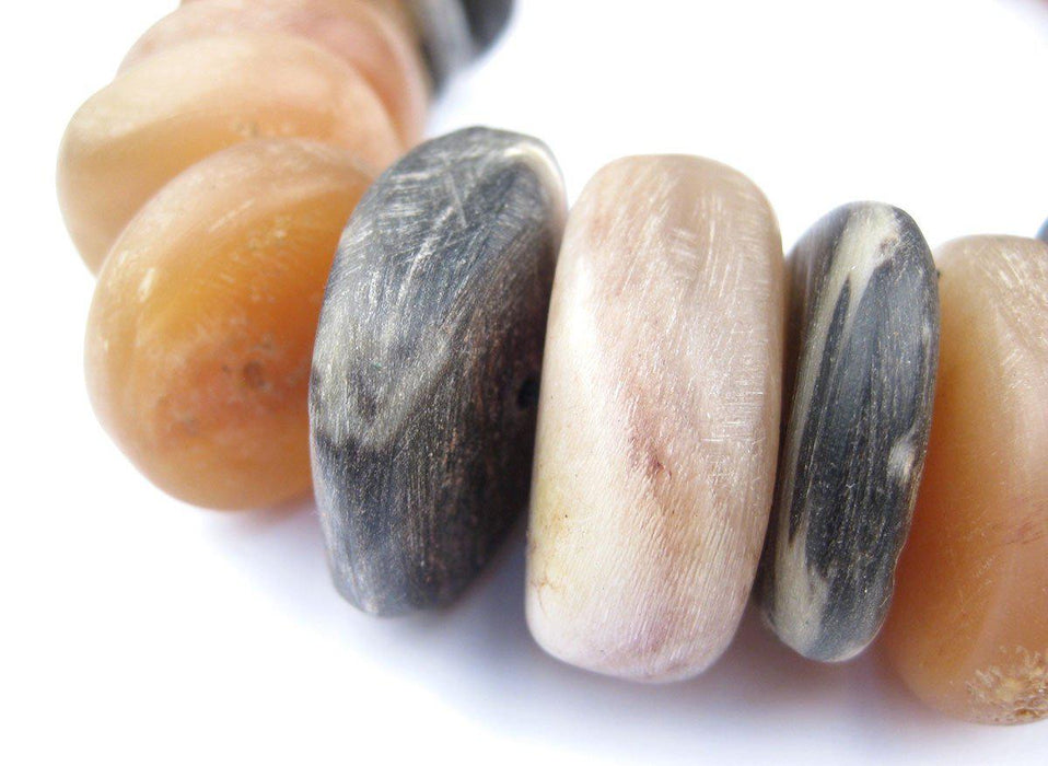 Natural Color Moroccan Horn Beads - The Bead Chest