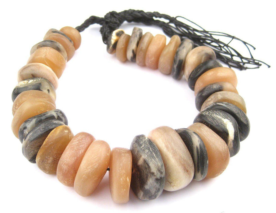 Natural Color Moroccan Horn Beads - The Bead Chest