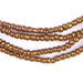 Bronze Color Ghana Glass Beads - The Bead Chest