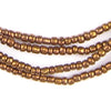 Bronze Color Ghana Glass Beads