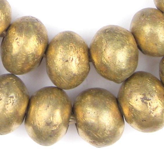 Jumbo Nigerian Brass Beads - The Bead Chest