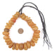 Light Apricot Moroccan Horn Beads - The Bead Chest