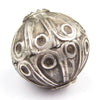 Moroccan Silver Floral Bead (32mm)