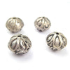 Moroccan Silver Mini-Flower Beads (Set of 4)