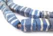 Rectangular Wedding Cake Blue Krobo Beads - The Bead Chest