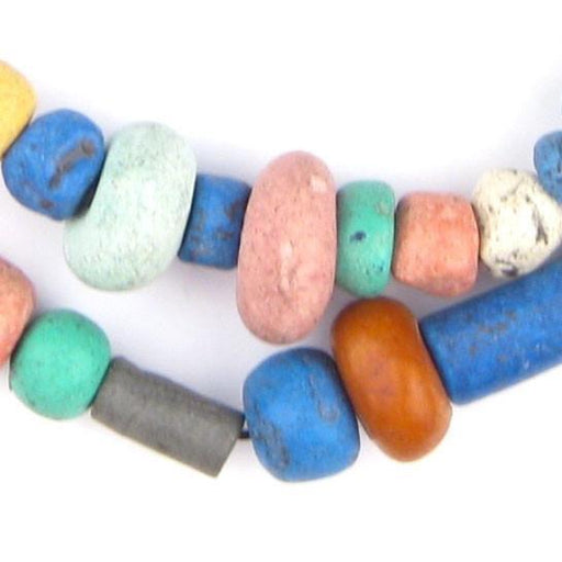 Multicolor Moroccan Pottery Beads - The Bead Chest