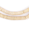 Ivory White Prosser Button Beads (7mm)
