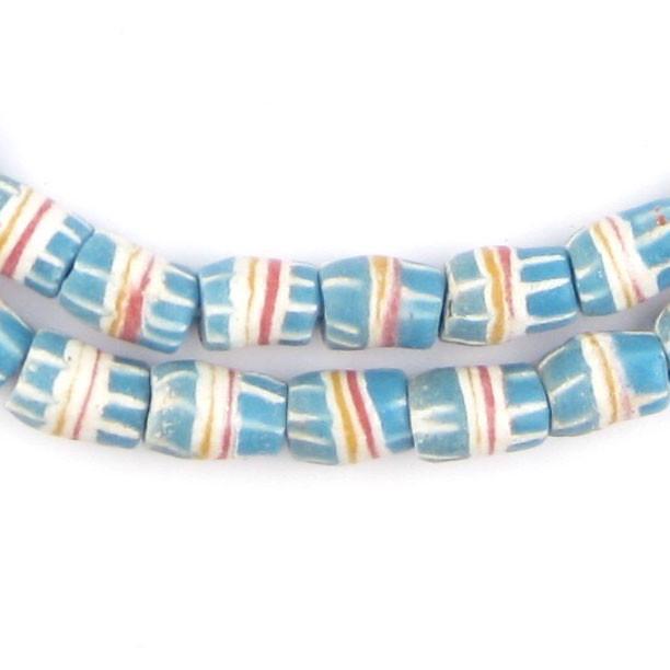 Sky Blue Strawstack Beads - The Bead Chest