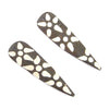 Batik Bone Sun Feather Pendant (85mm)(Set of 2)