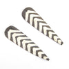Batik Bone Feather Pendant - Arrow Design (Set of 2)