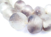 Jumbo Purple Swirl Recycled Glass Beads (22mm) - The Bead Chest