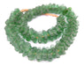 Green Star Shape Recycled Glass Beads - The Bead Chest