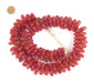 Red Star Shape Recycled Glass Beads - The Bead Chest